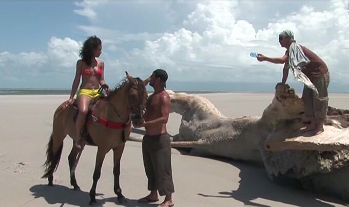 Druuna Diva Takes Trunk On The Sandy Beach two
